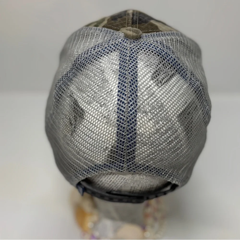 Cabela’s Youth Trucker Hat Camo Mesh Colorful Brim Adjustable
